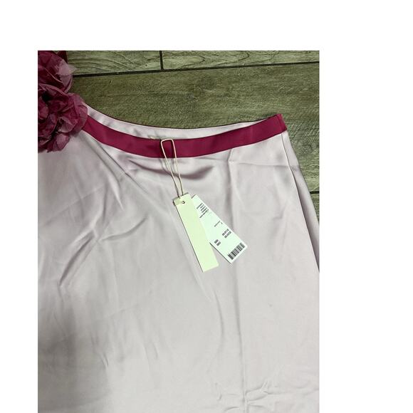 Autumn Maxi Skirt For Love & Lemons  Pink Large Midi NWT - Picture 4 of 7